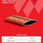 ZENCLIP 19 – Push Type - Steel Strapping Seals